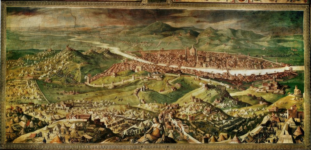 El asedio de Florencia de Giorgio Vasari