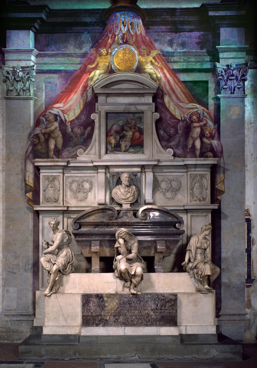 Monumento a Miguel Ángel Buonarroti (1475-1564) de Giorgio Vasari