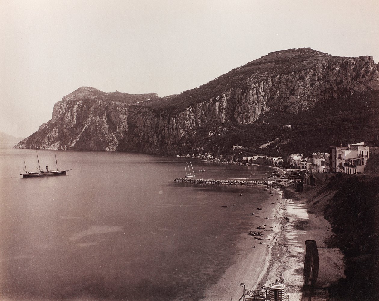 Vista panorámica de Capri de Giorgio Sommer