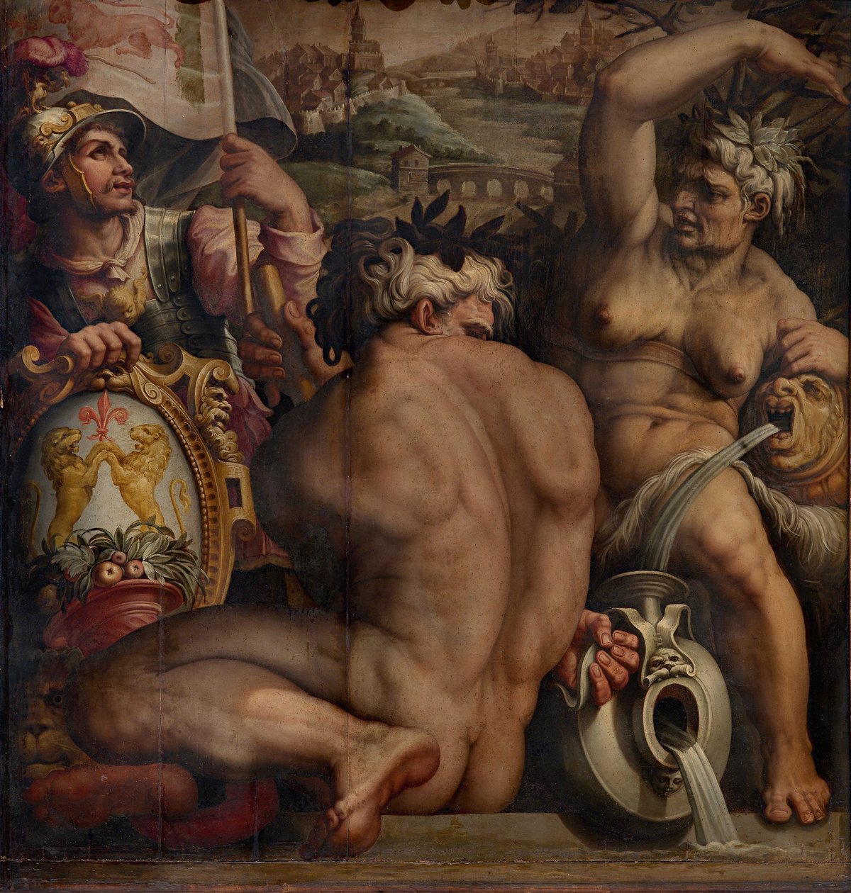 Alegoría de Casentino de Giorgio Vasari