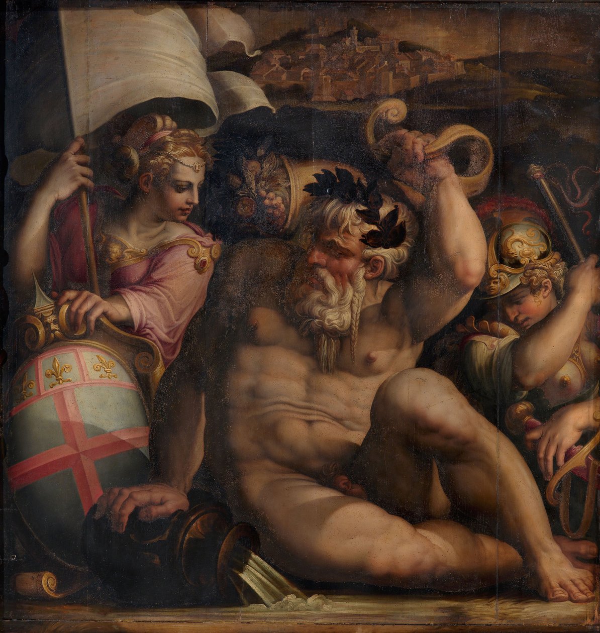 Alegoría de Romaña, 1563-1565 de Giorgio Vasari