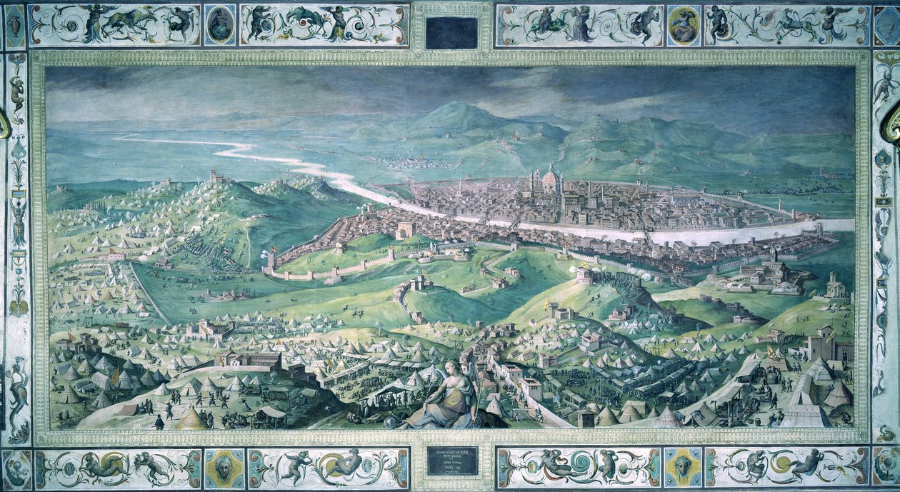 El sitio de Florencia de Giorgio Vasari