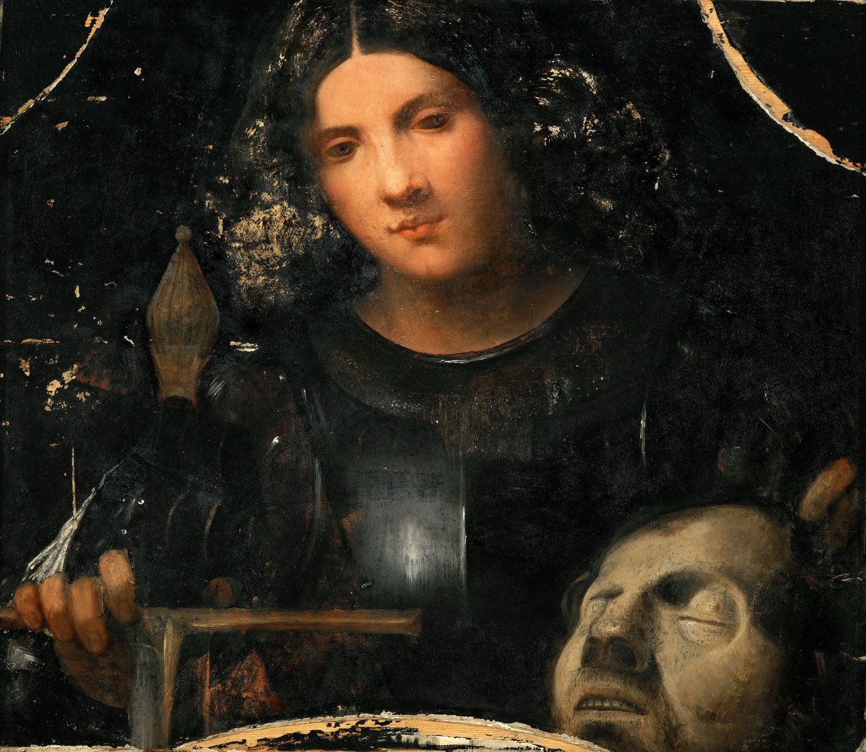 David con la cabeza de Goliat de Giorgione da Castelfranco