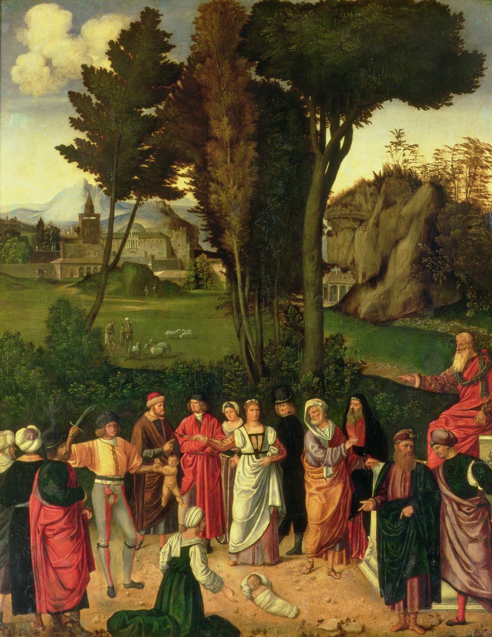 El juicio de Salomón, 1505 de Giorgione da Castelfranco