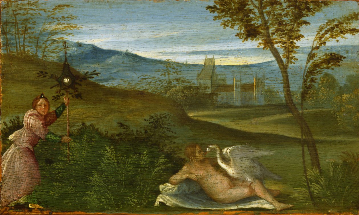 Leda y el cisne, c. 1500 de Giorgione da Castelfranco