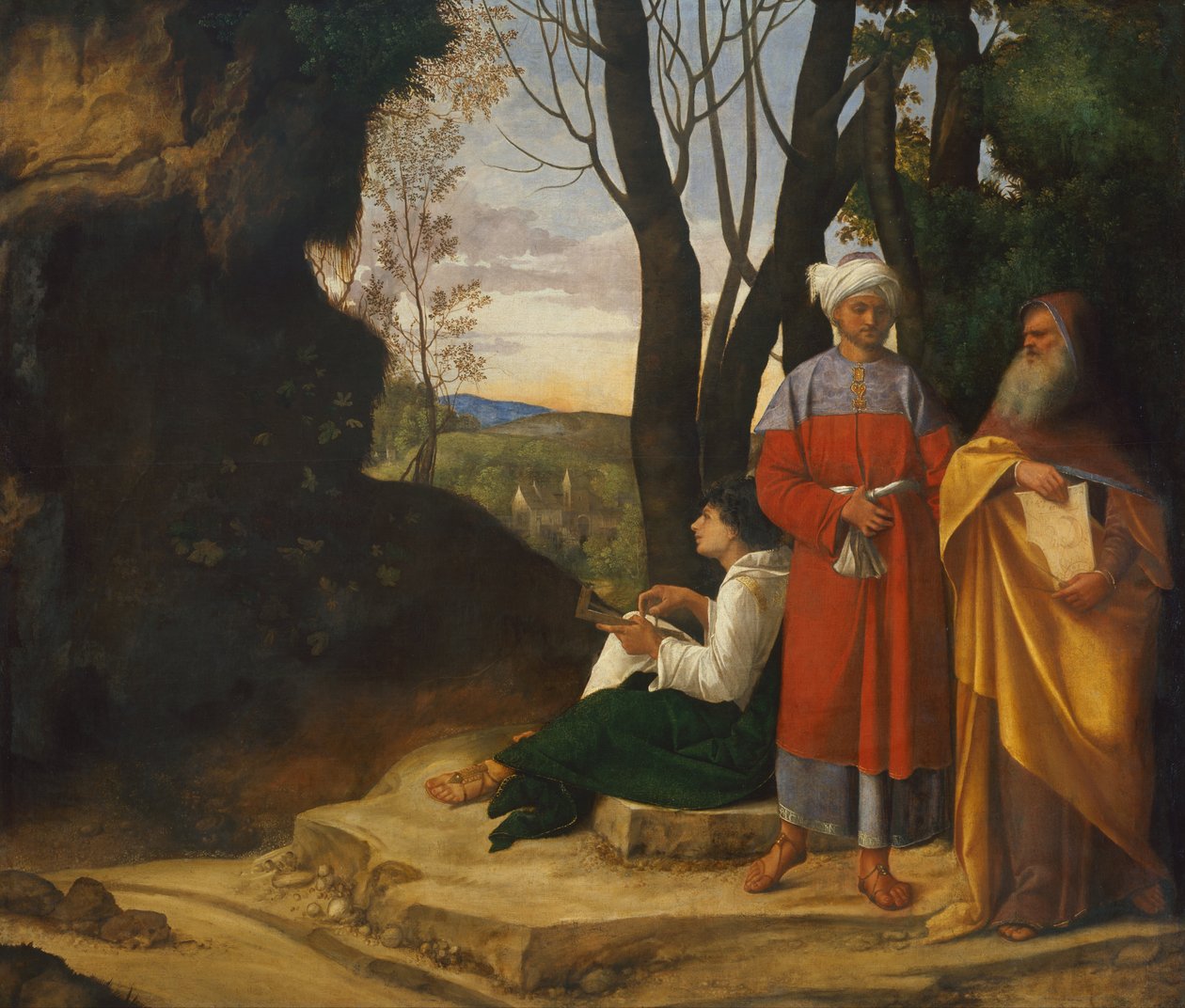 Tres filósofos de Giorgione