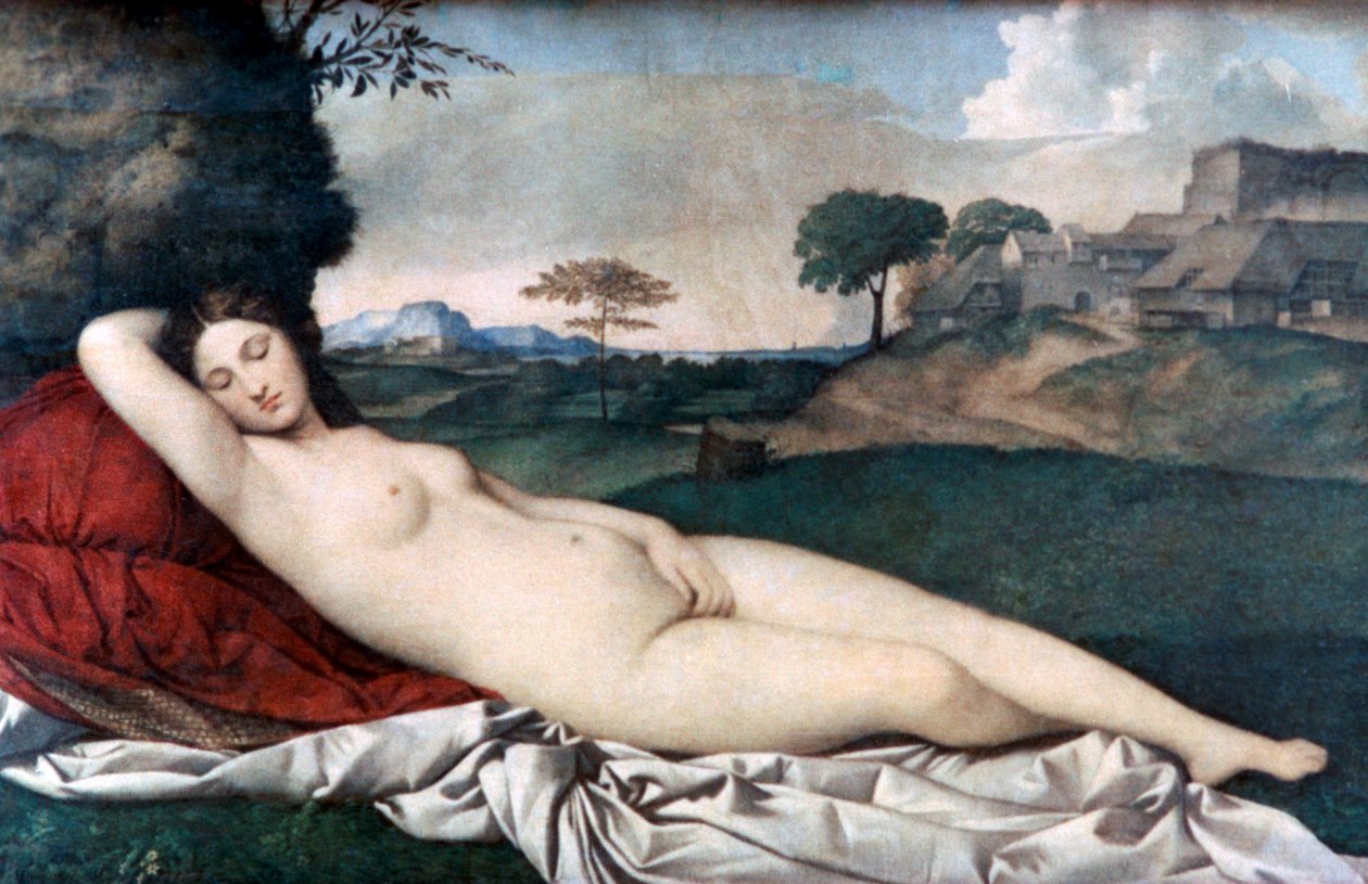 Venus Durmiente, c1510 de Giorgione da Castelfranco