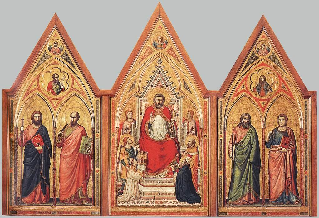 El tríptico de Stefaneschi (verso) de Giotto di Bondone