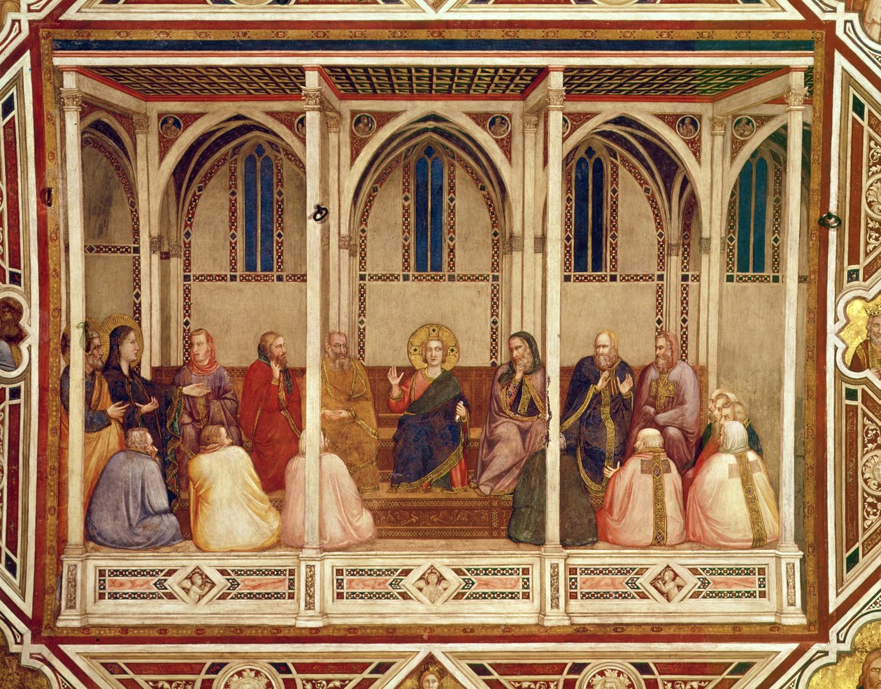 Jesús entre los doctores, c.1320 de Giotto di Bondone