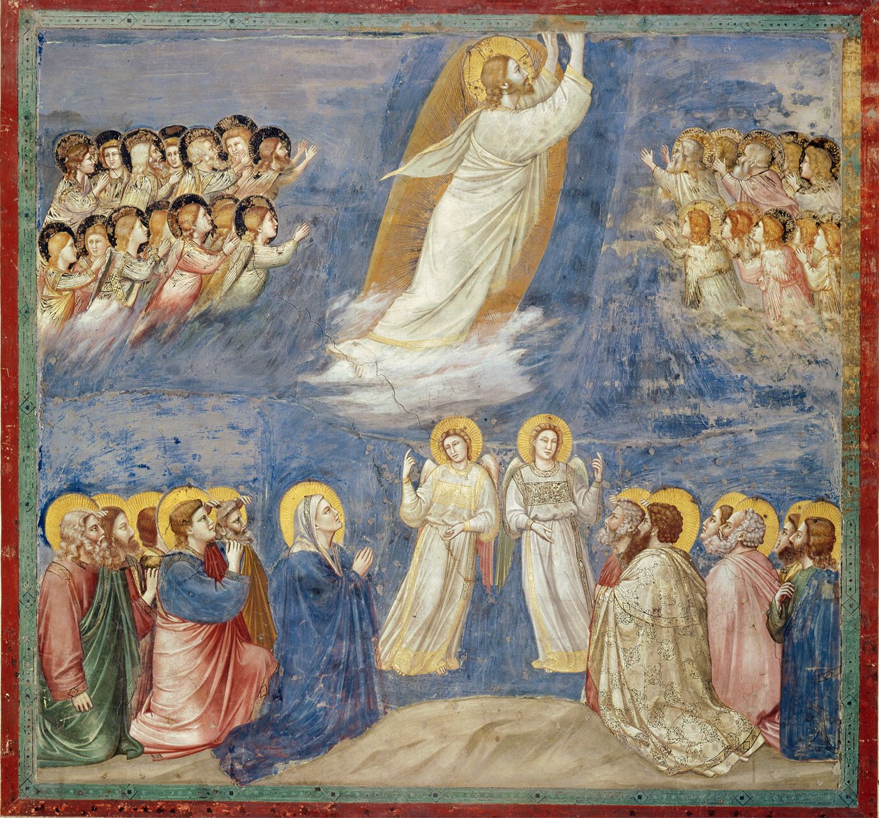 La Ascensión, c.1305 de Giotto di Bondone