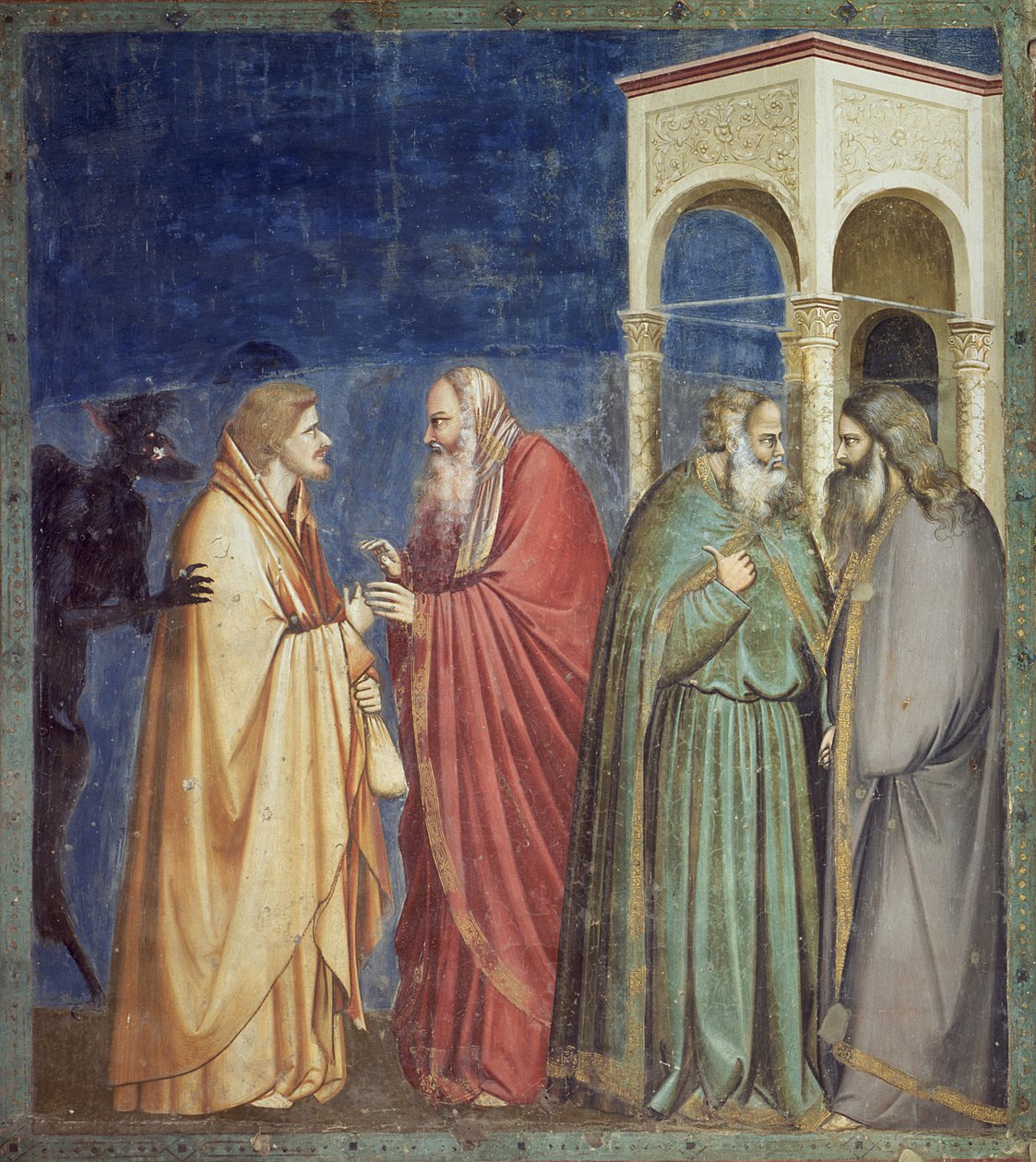 El pago de Judas, c.1305 de Giotto di Bondone