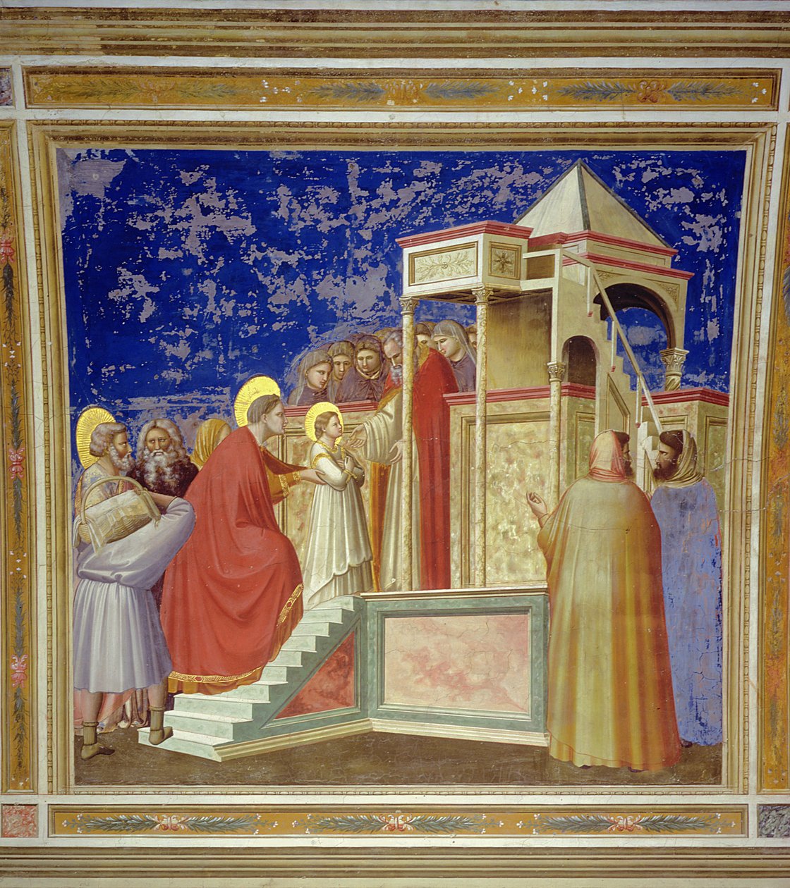 La Presentación de la Virgen en el Templo, c.1305 de Giotto di Bondone