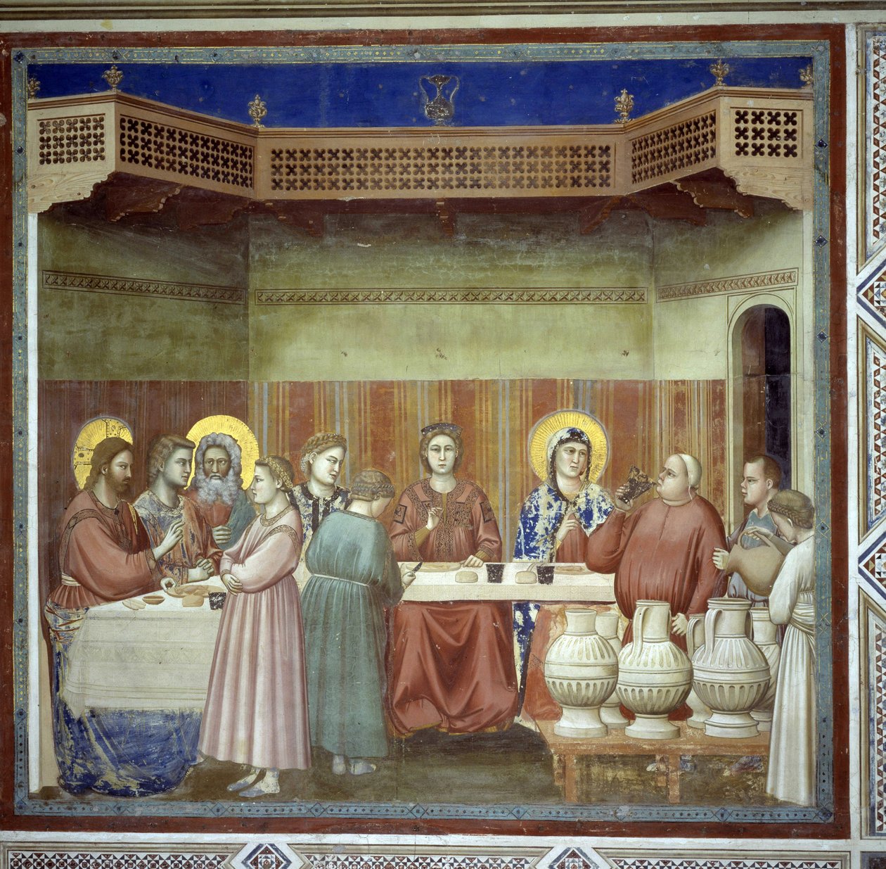 Las bodas de Caná de Giotto (c.1266 1337)