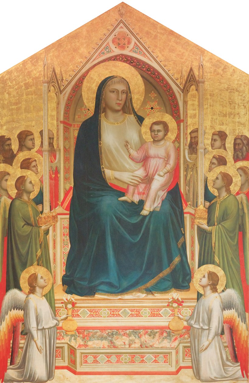 Todos los Santos Virgen Entronizada de Giotto