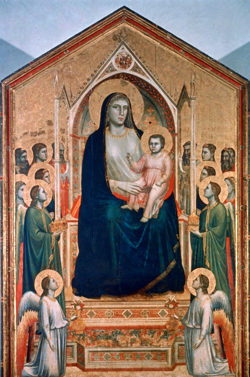 Madonna y el Niño entronizados, c1300-1303 de Giotto di Bondone