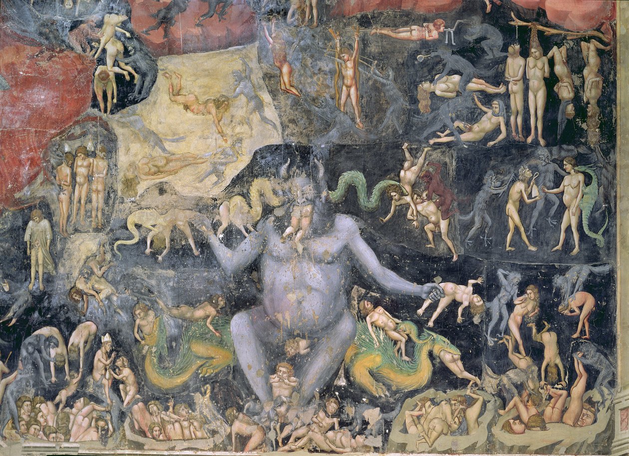 El juicio final, c.1305 de Giotto di Bondone