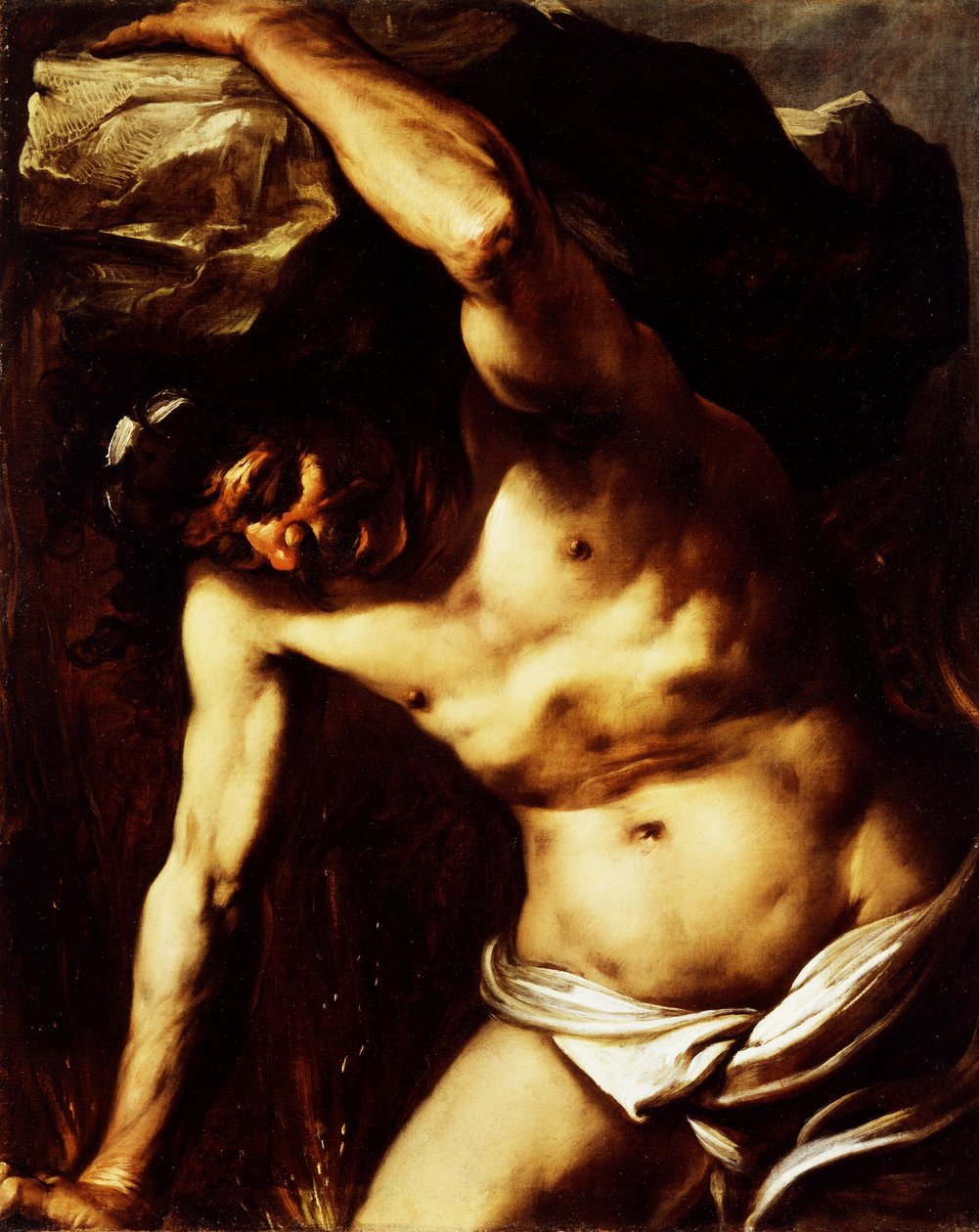 Sísifo de Giovan Battista Langetti