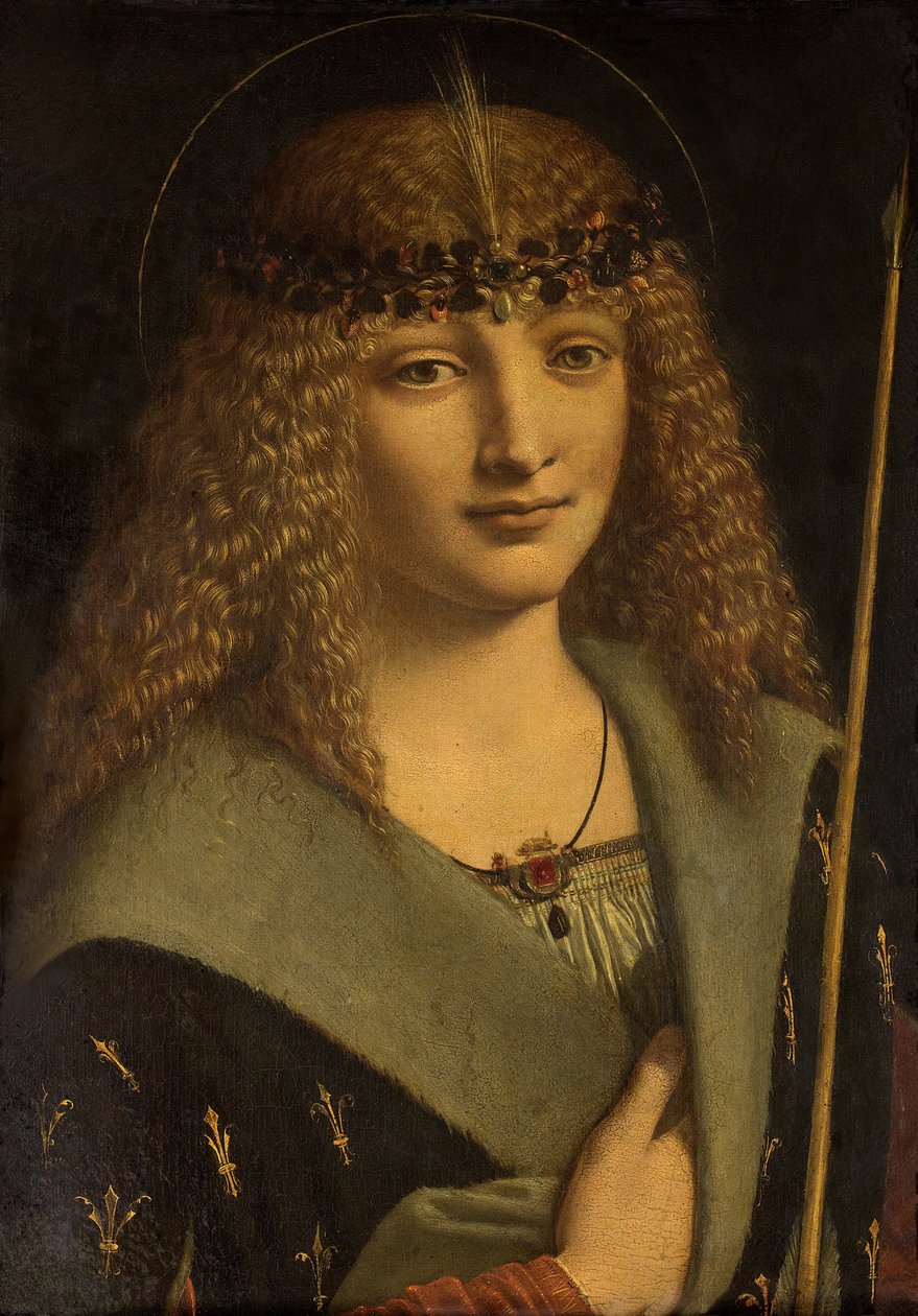 Retrato de un niño como San Sebastián de Giovanni Antonio Boltraffio