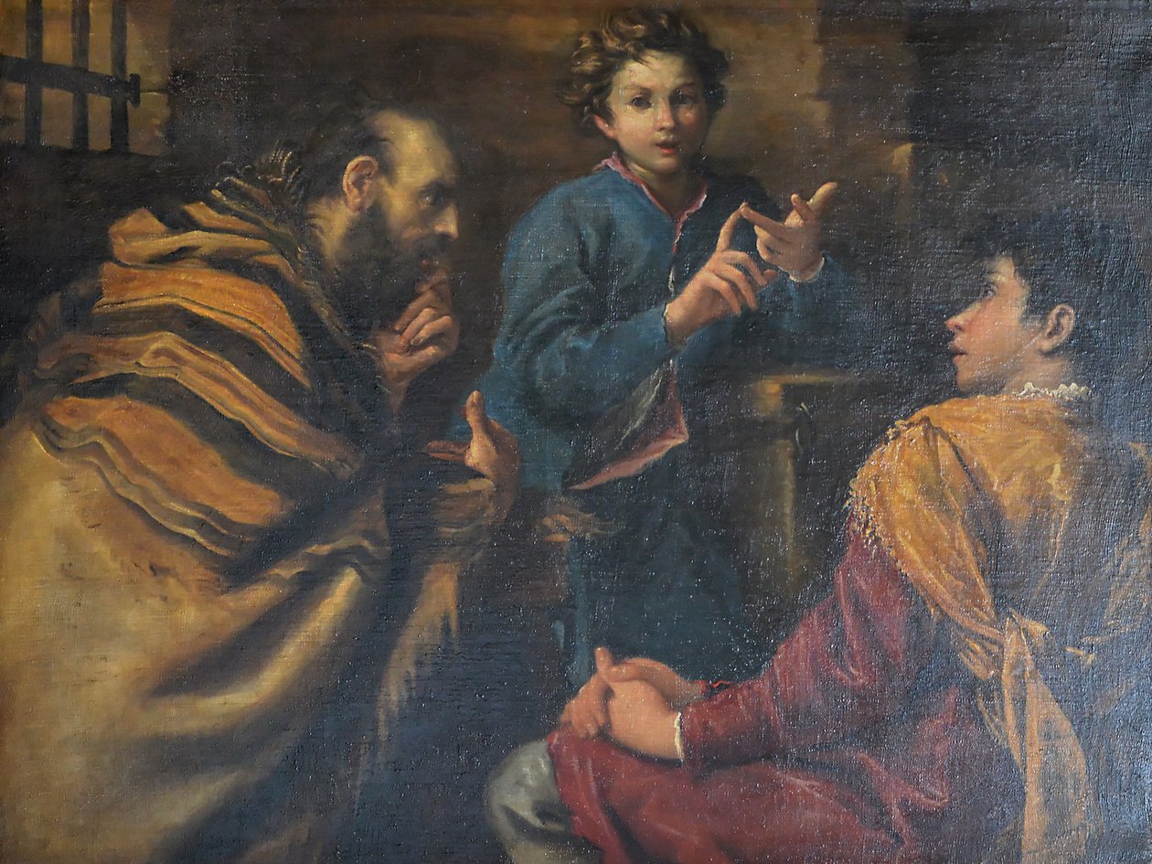 José explicando los sueños de Giovanni Antonio Burrini