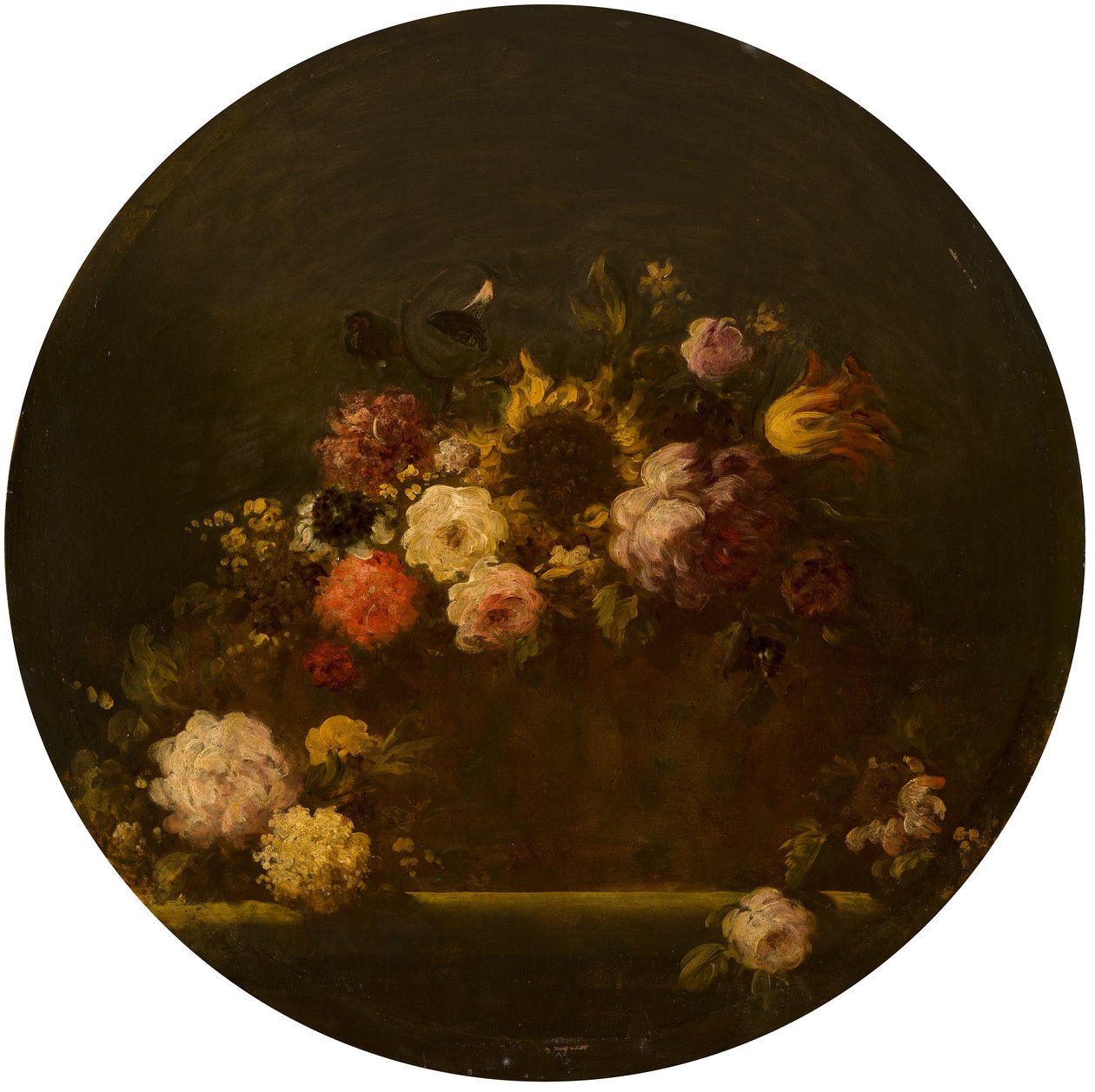 Flores en un jarrón de Giovanni Antonio Pellegrini
