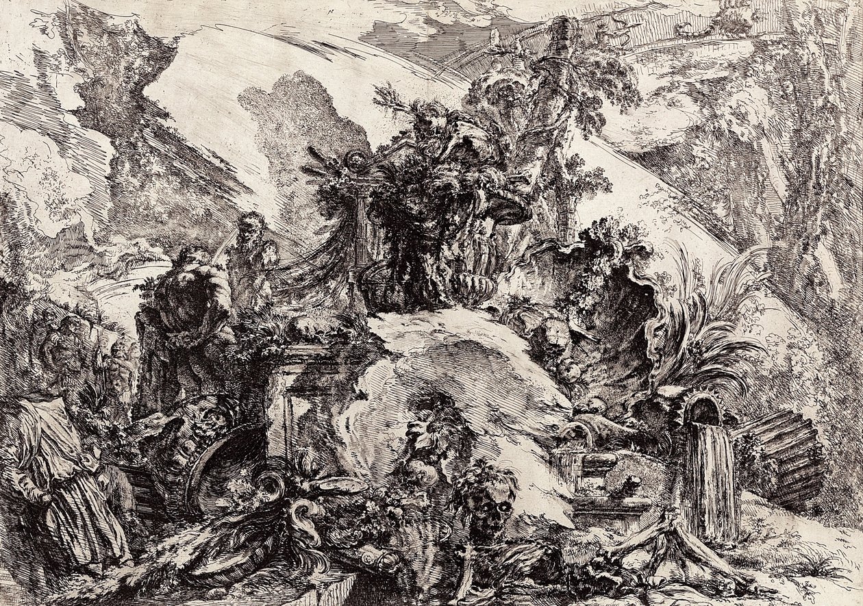 Los esqueletos de Giovanni Battista Piranesi