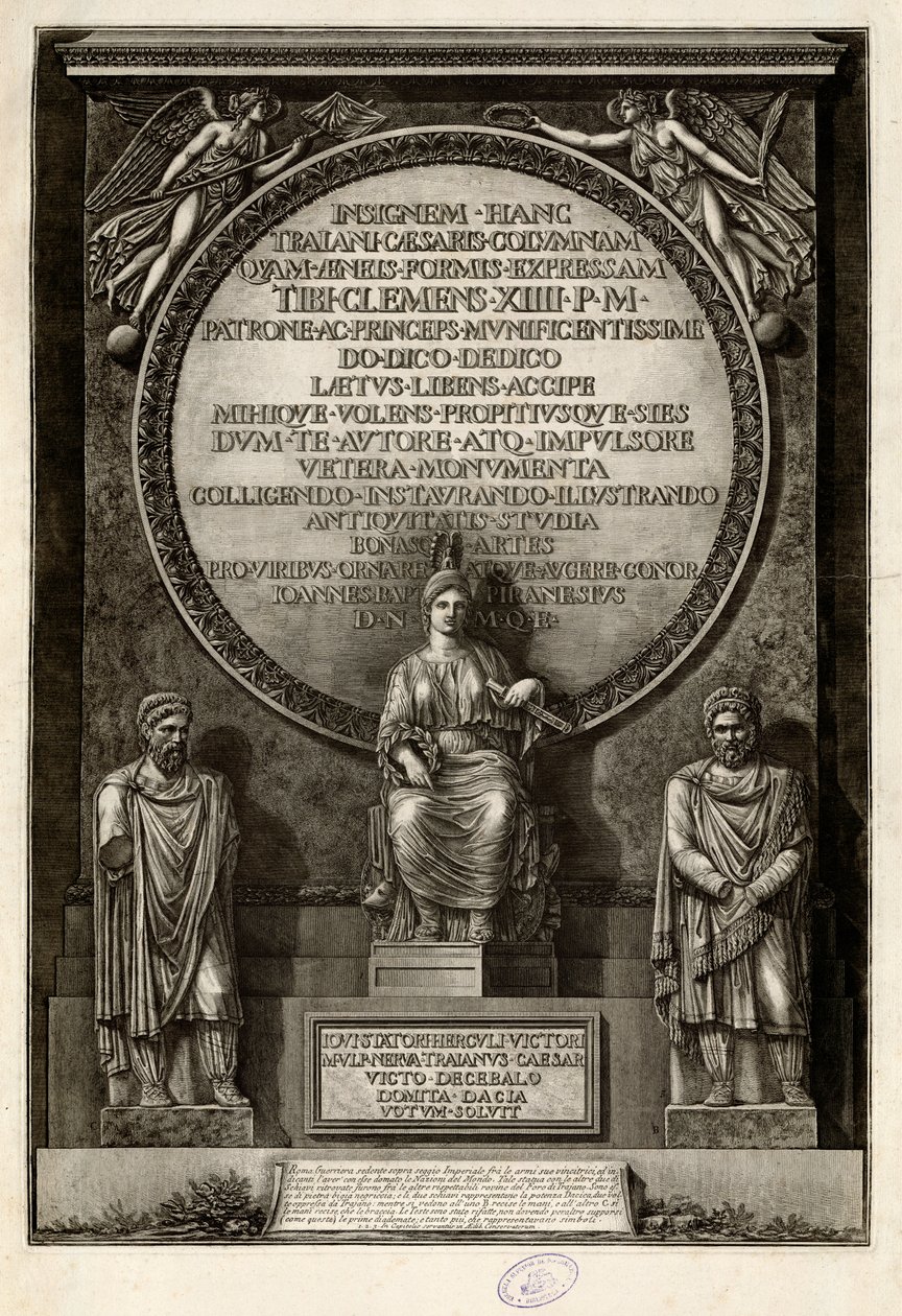 Frontispicio de Giovanni Battista Piranesi