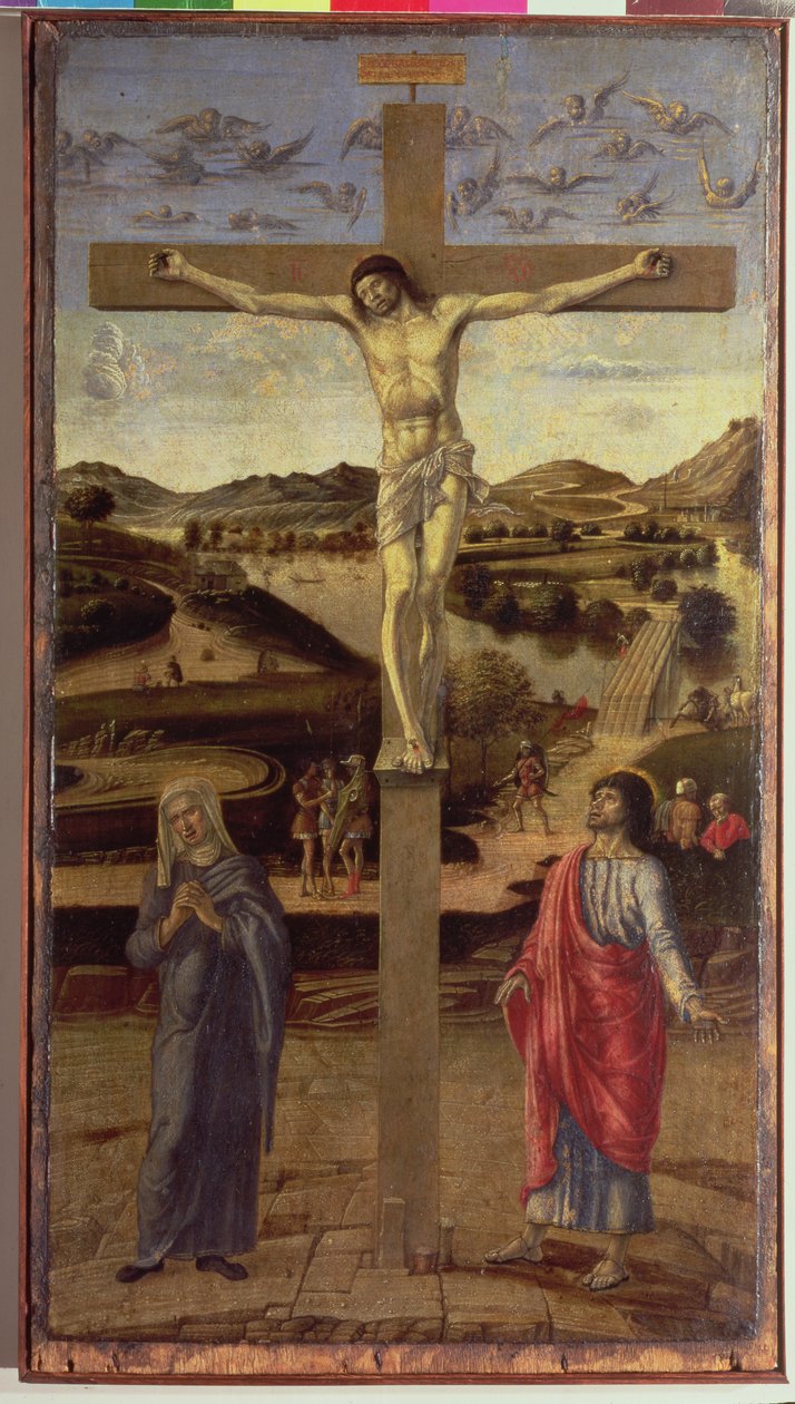 La Crucifixión, c.1455 de Giovanni Bellini