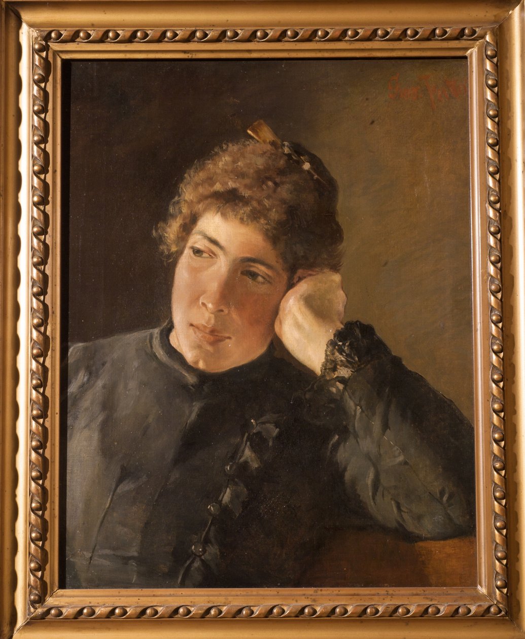 Retrato de una mujer, 1870 de Giovanni Fattori