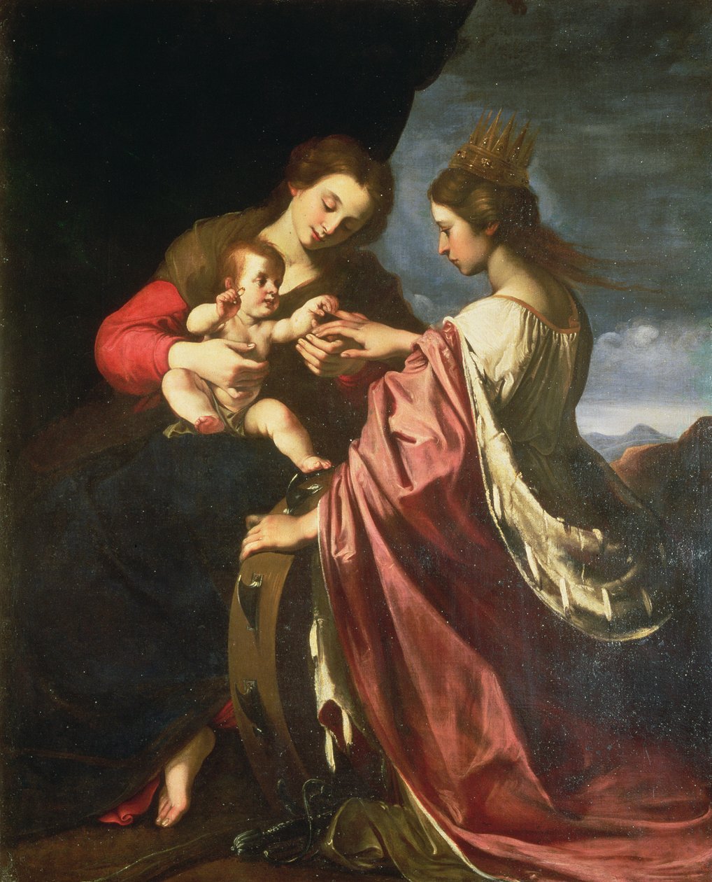 El Matrimonio Místico de Santa Catalina de Giovanni Mannozzi