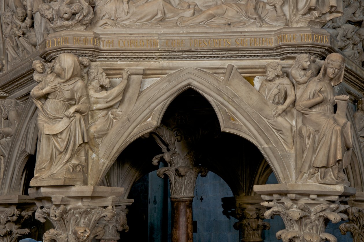 El púlpito en la Iglesia de Sant