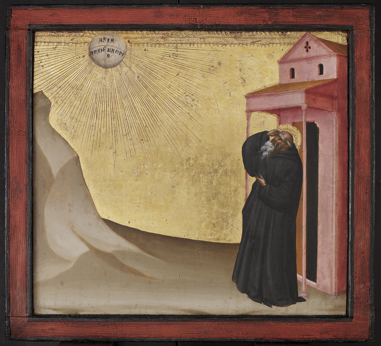 Visión de San Benito, finales del siglo XIV de Giovanni di Niccolo del Biondo