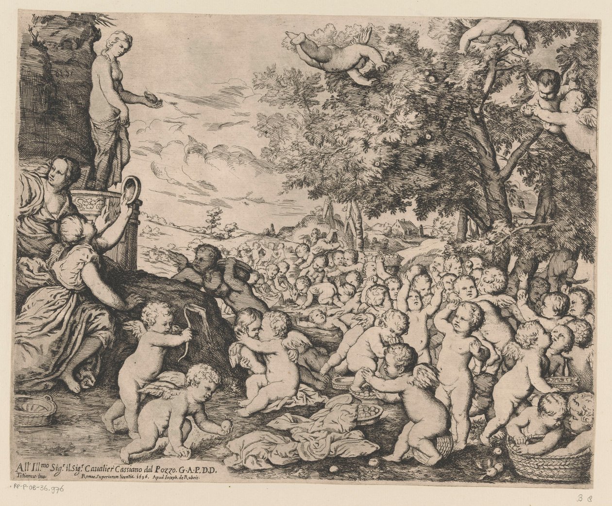 Adoración de Venus de putti de Giovanni Andrea Podesta