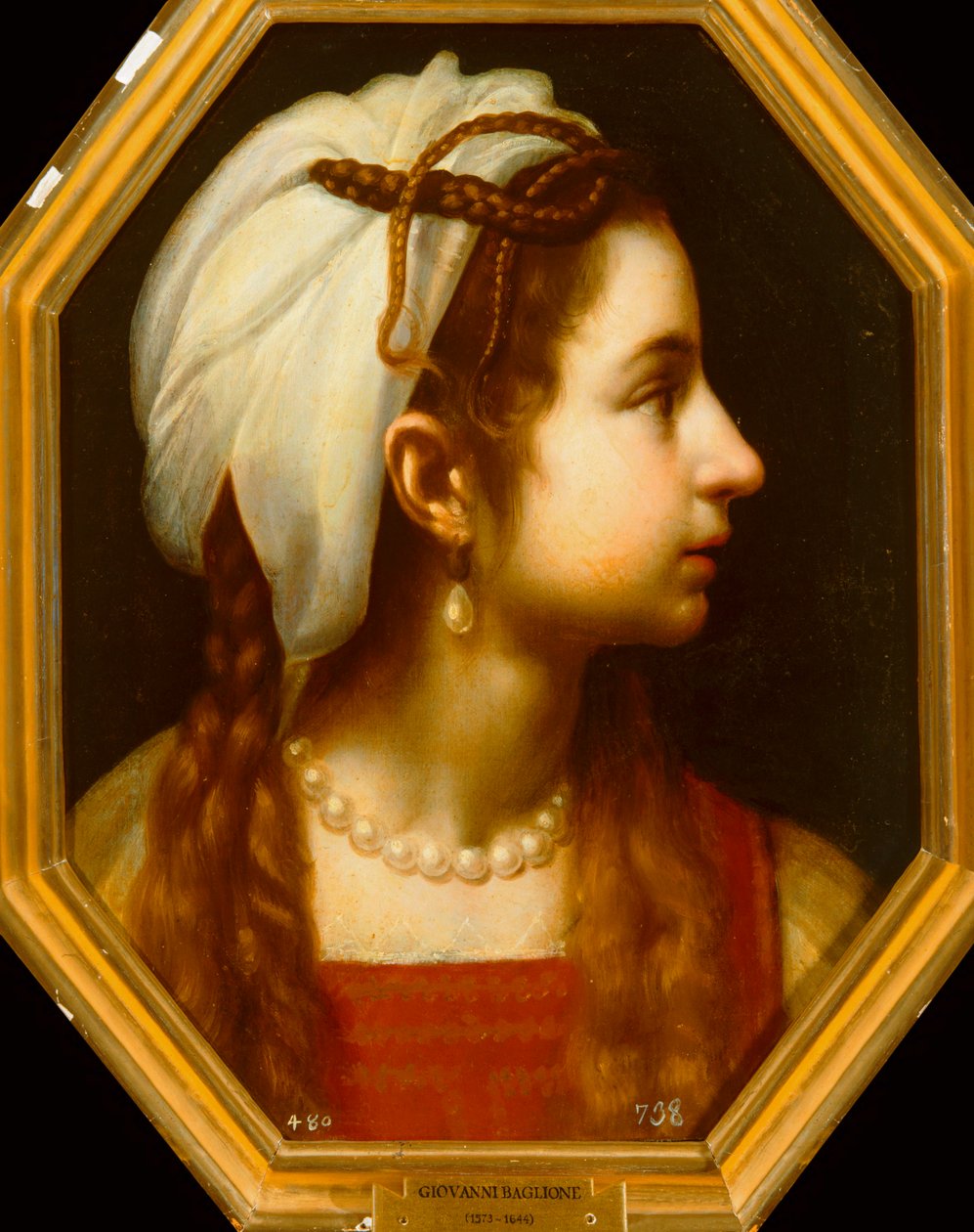Retrato de una niña. 10032898 ... de Giovanni Baglione