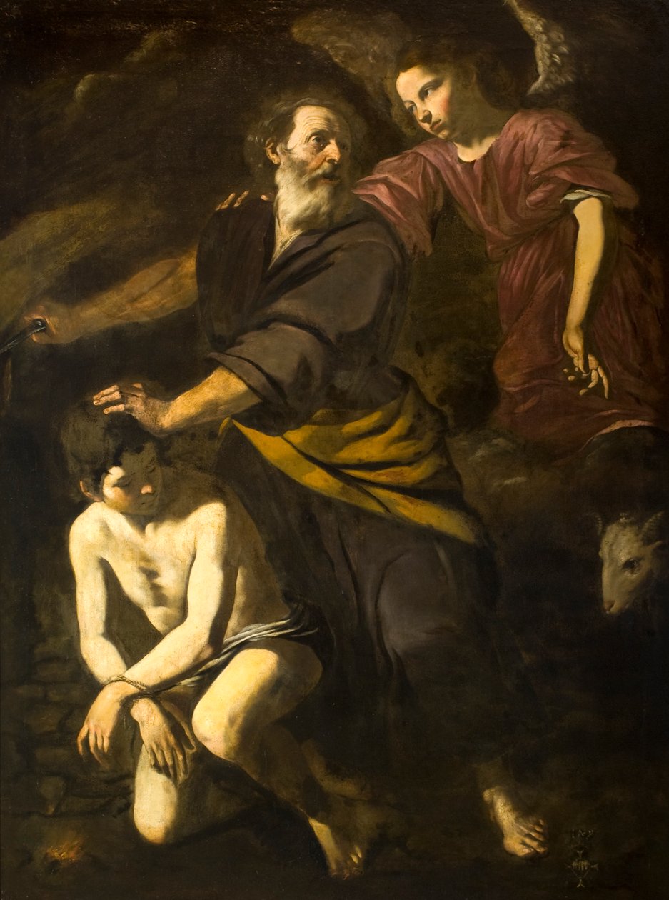 El Sacrificio de Isaac de Giovanni Battista Caracciolo