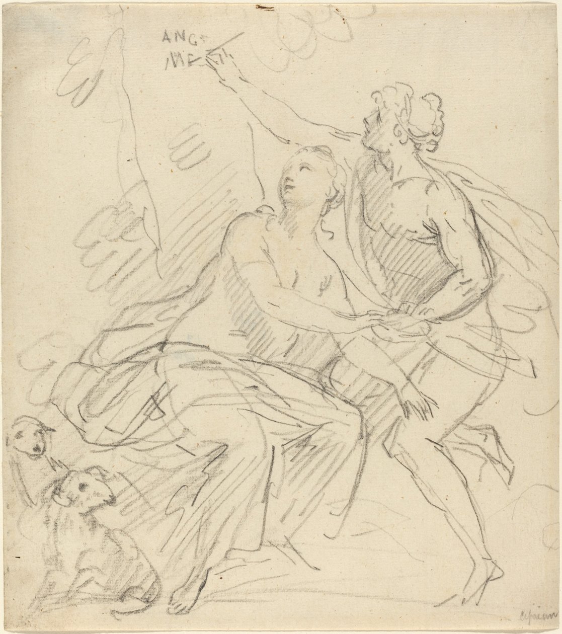 Angélica y Medoro de Giovanni Battista Cipriani