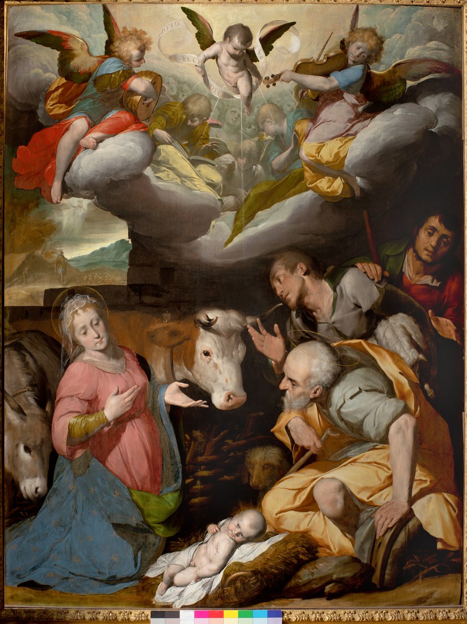Adoración de los Pastores de Giovanni Battista Crespi