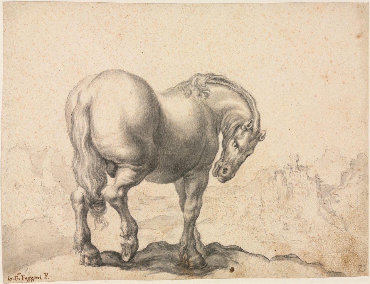 Study of a Stallion de Giovanni Battista Foggini