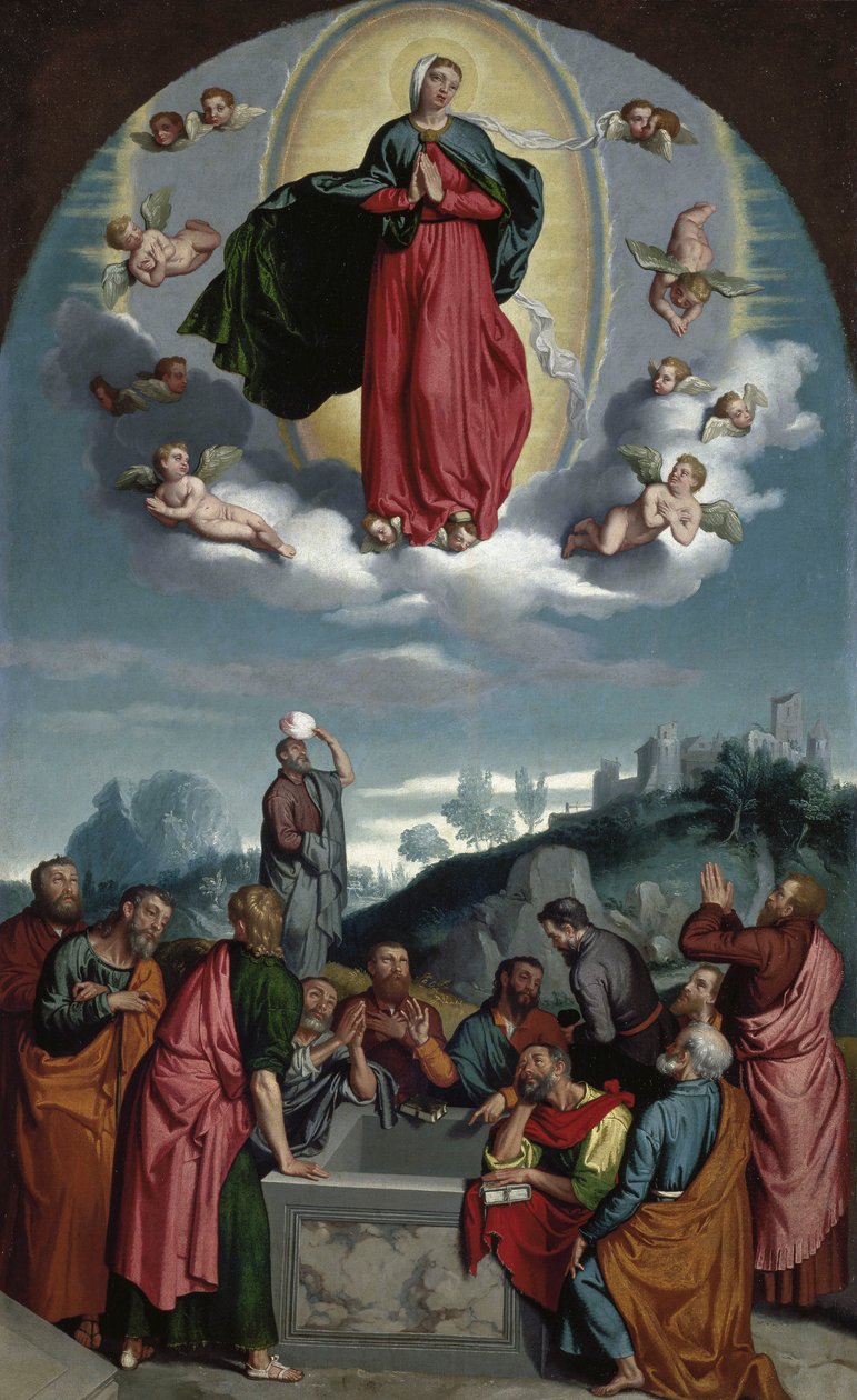 Asunción de la Virgen de Giovanni Battista Moroni