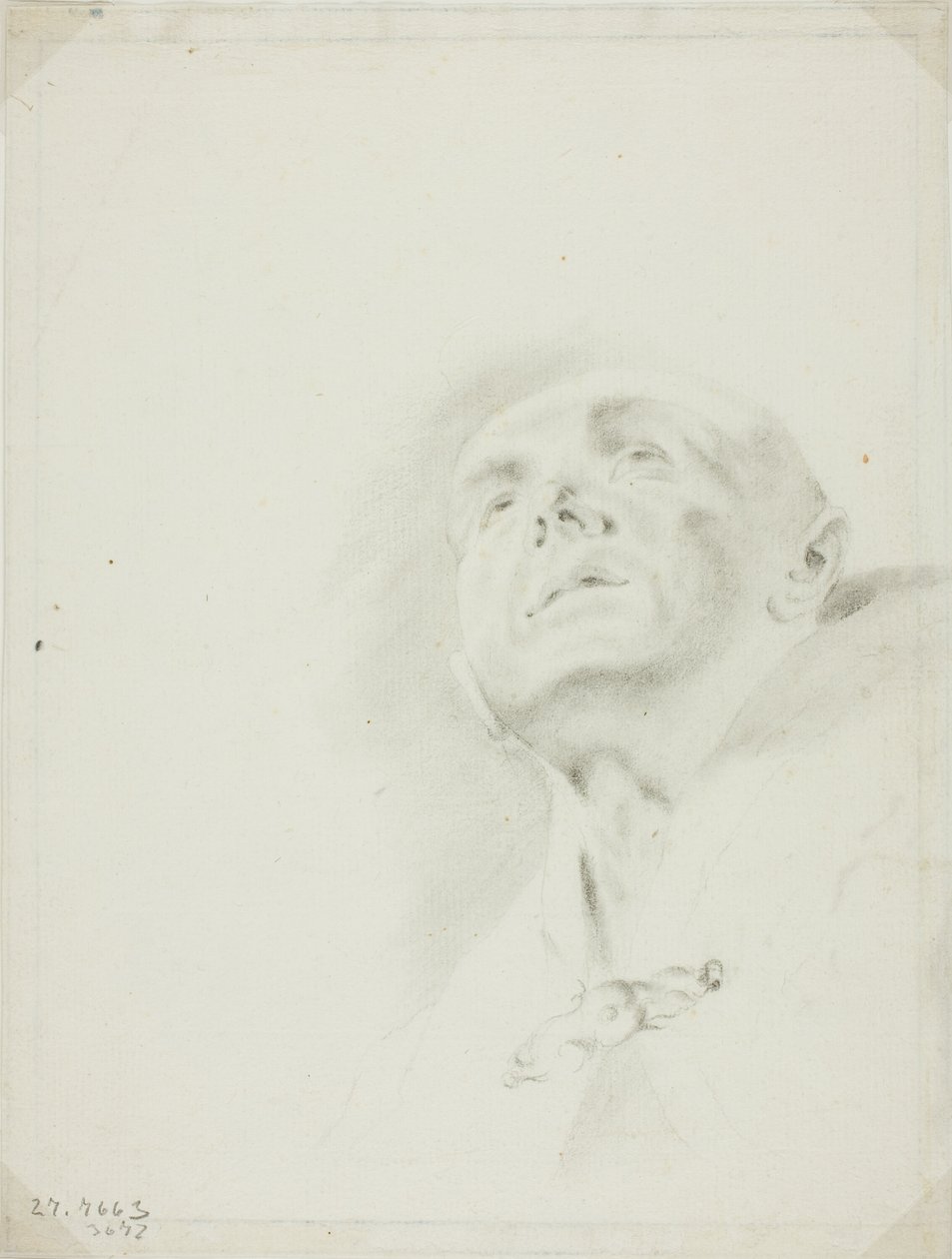 Cabeza de sacerdote de Giovanni Battista Piazzetta