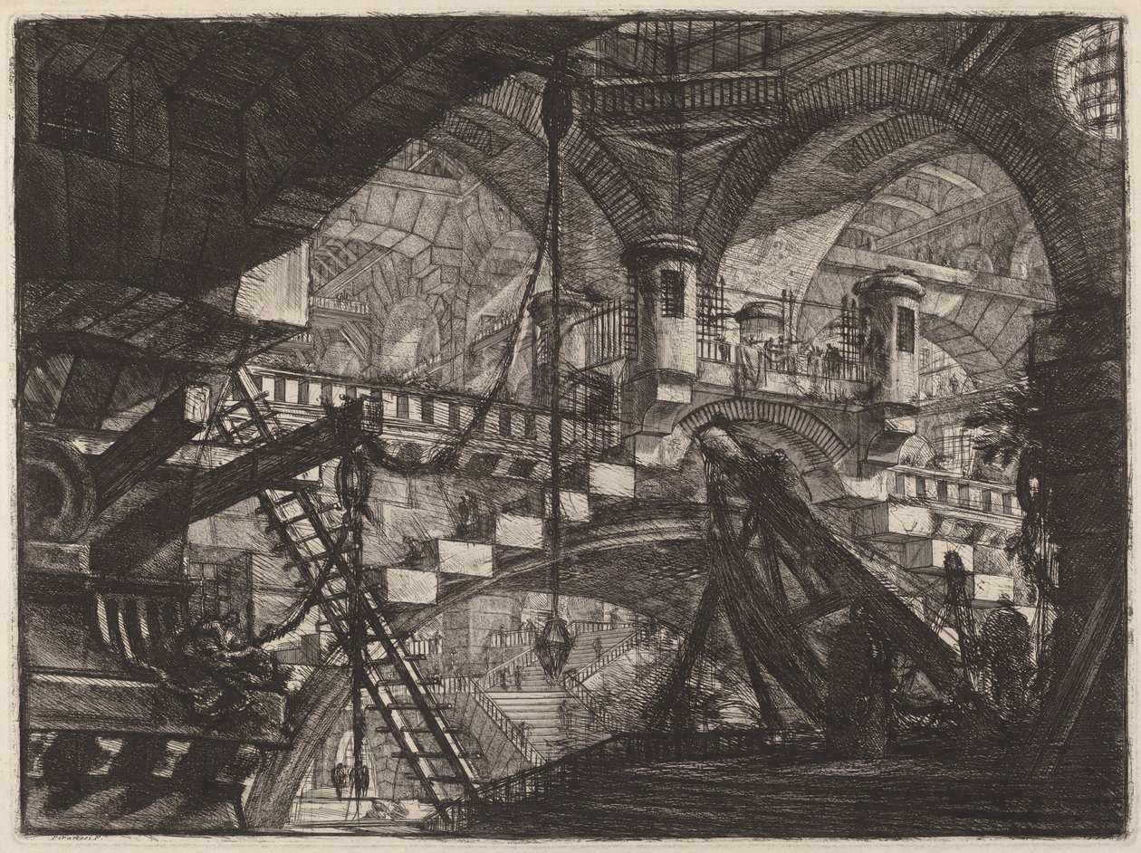 El arco con un adorno de concha de Giovanni Battista Piranesi