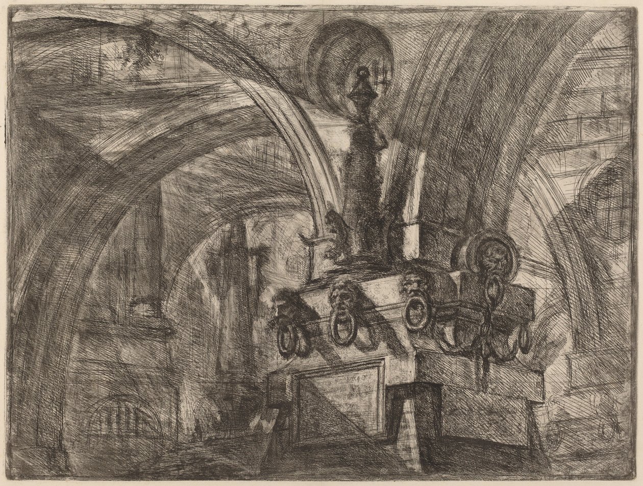 El Muelle con una Lámpara de Giovanni Battista Piranesi