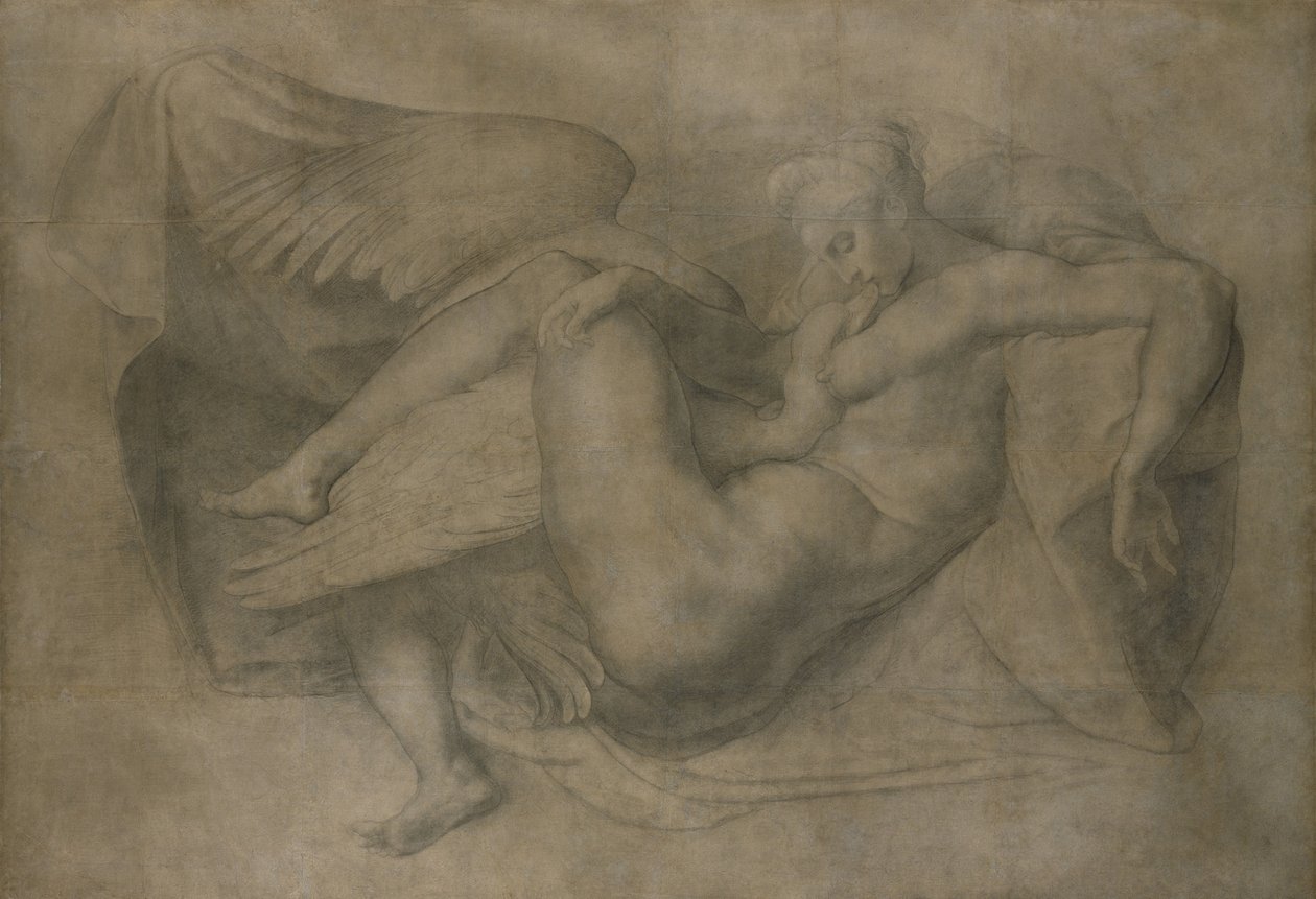 Leda y el cisne de Giovanni Battista Rosso Fiorentino