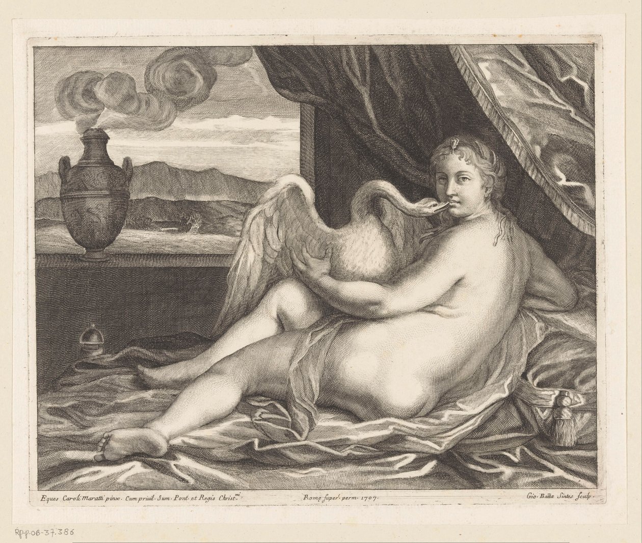 leda y el cisne de Giovanni Battista Sintes