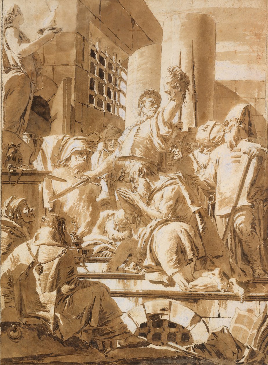 Decapitación de dos santos varones de Giovanni Battista Tiepolo