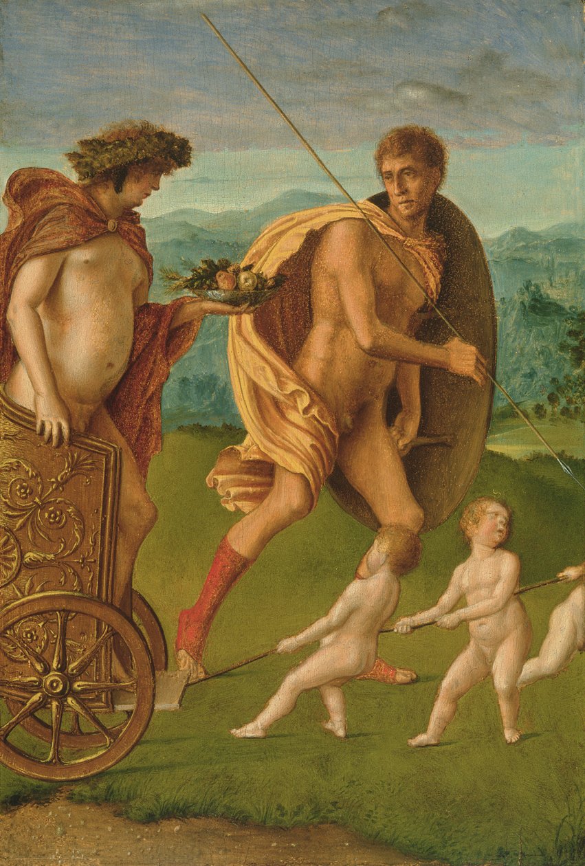 Alegoría de la virtud heroica de Giovanni Bellini
