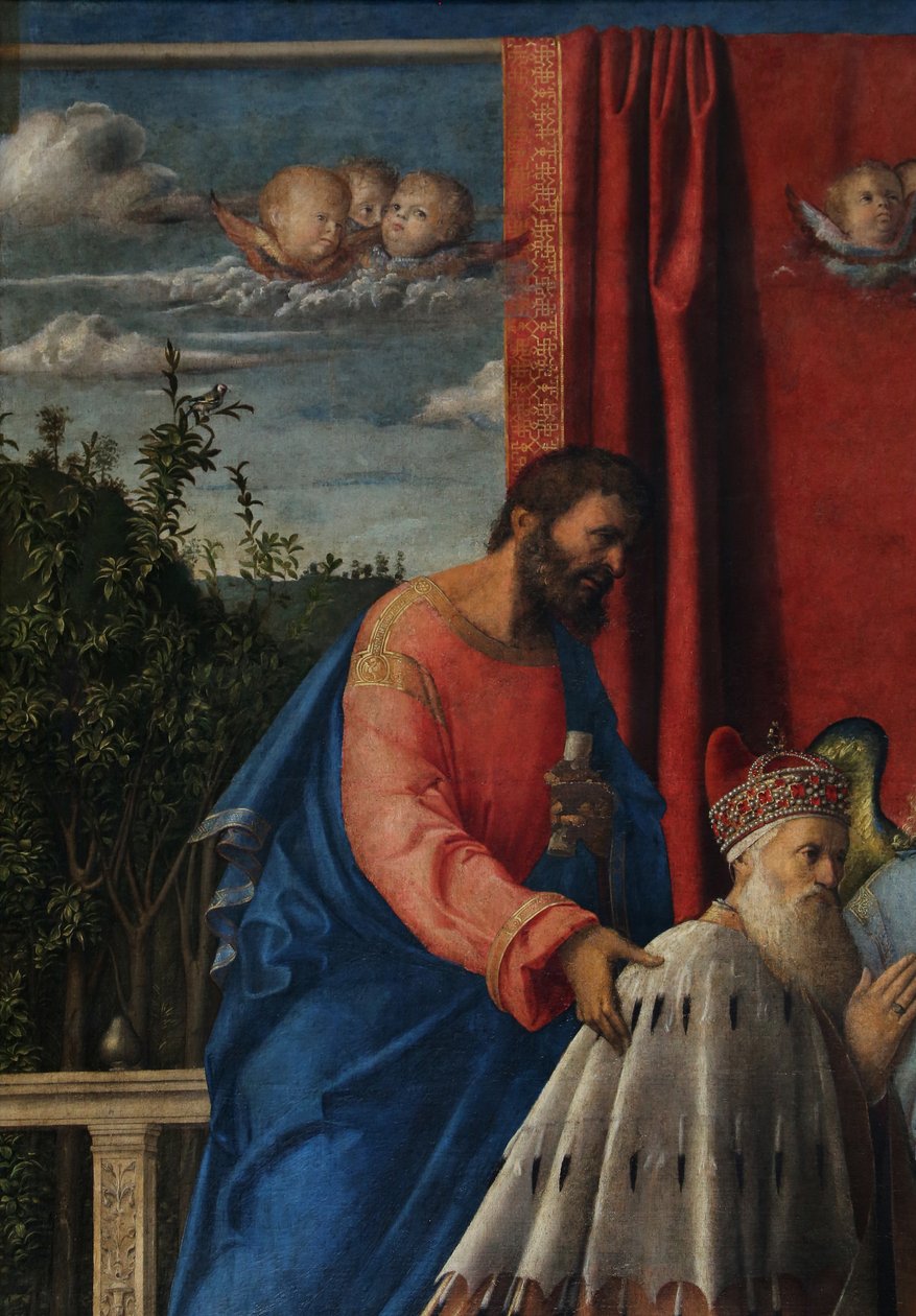 Retablo de Barbarigo (detalle) de Giovanni Bellini
