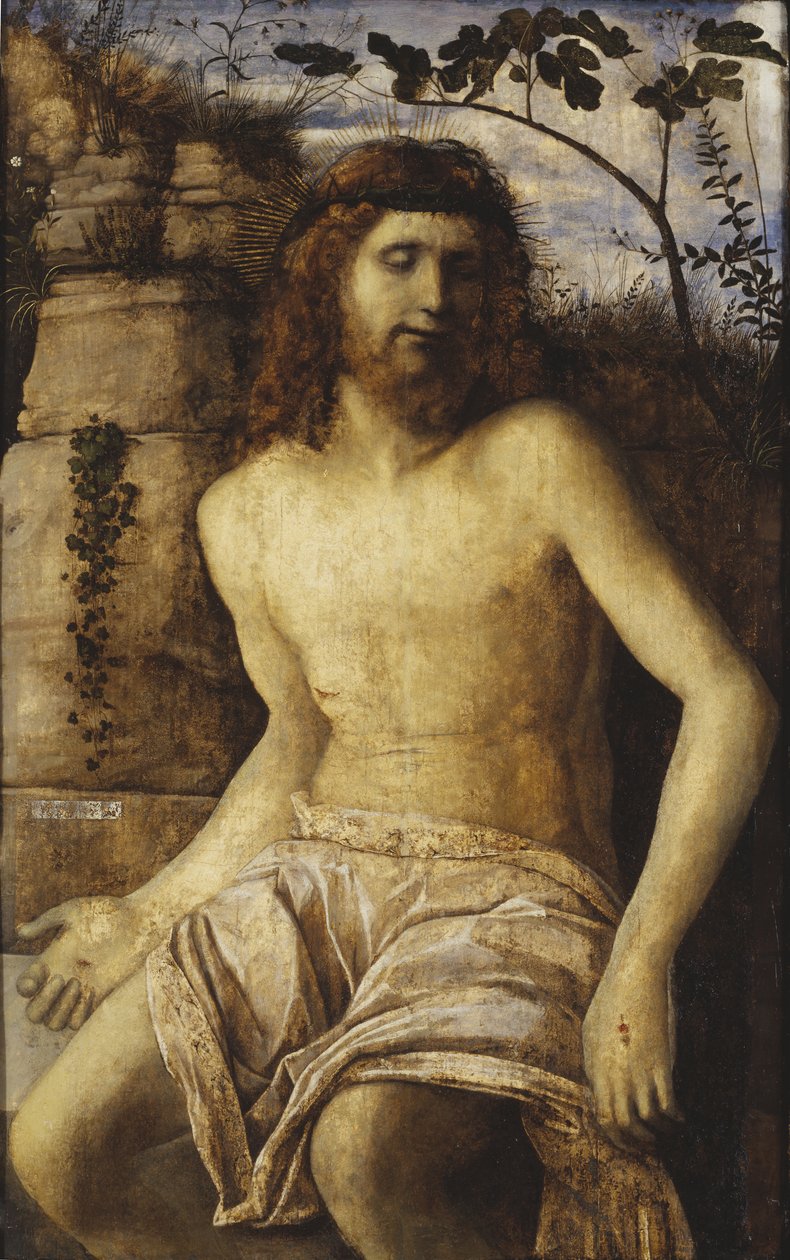 Cristo coronado de espinas, c.1500 de Giovanni Bellini