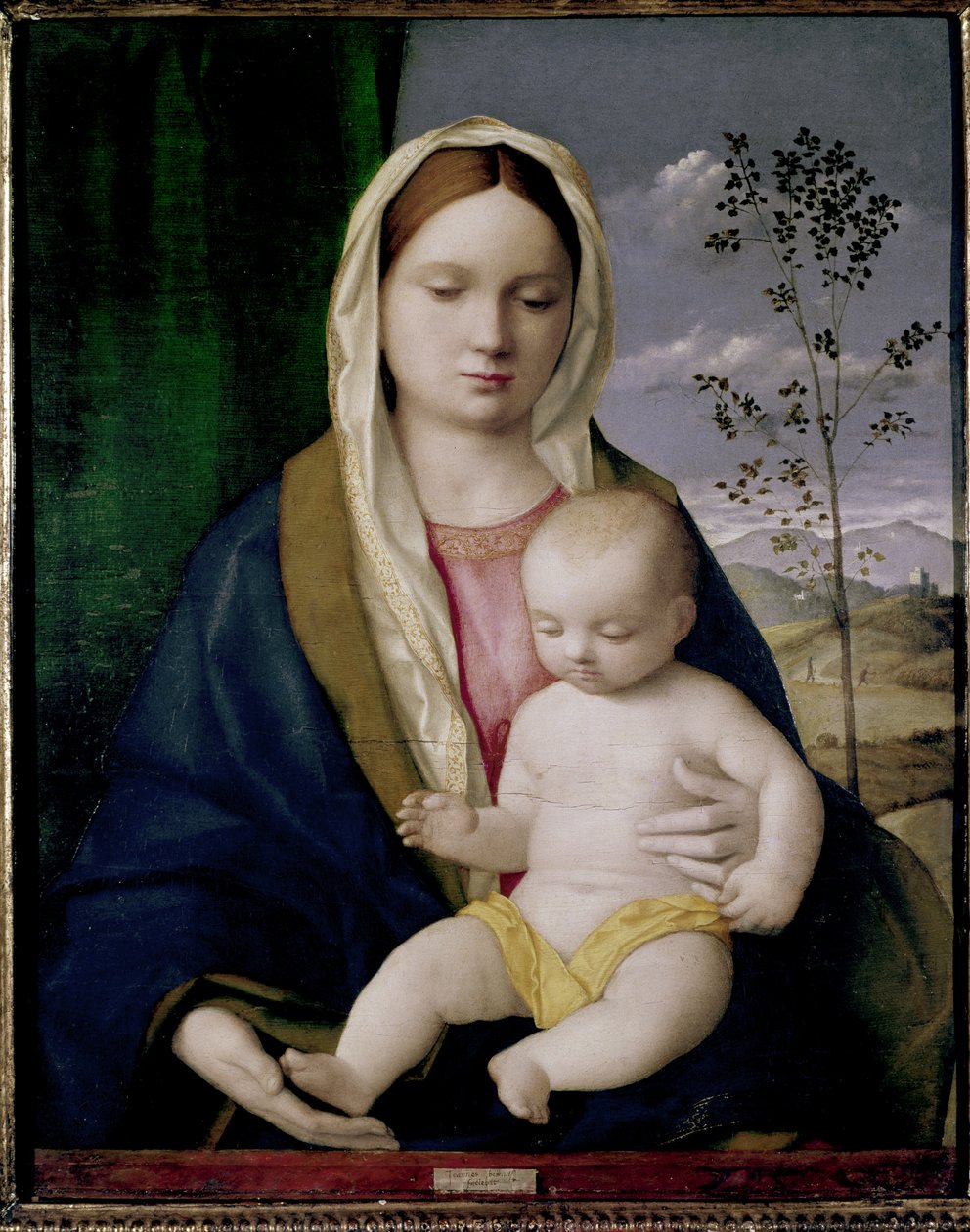 Virgen con el Niño de Giovanni Bellini