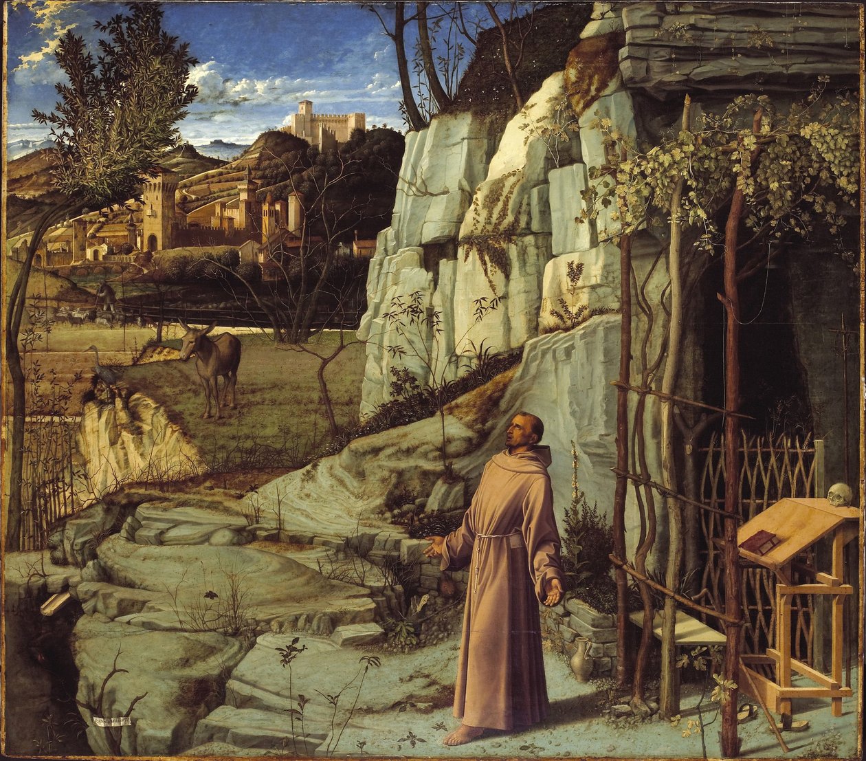 San Francisco en el desierto de Giovanni Bellini