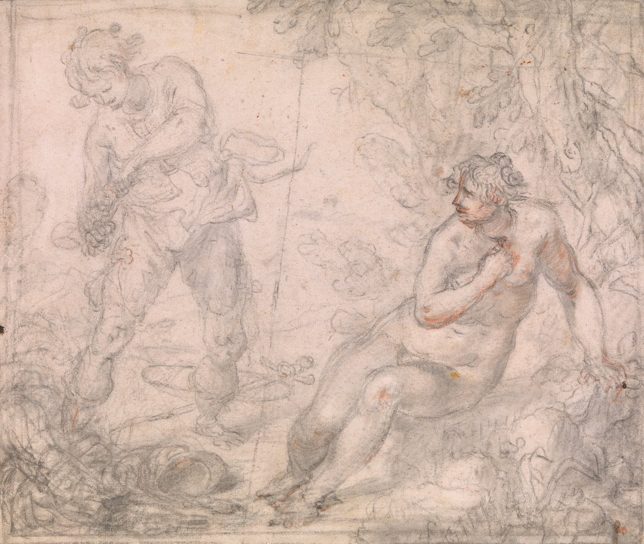 Ruggiero liberando a Angélica de Giovanni Biliverti